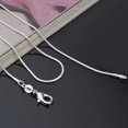 thumbnail image 2 of Sonducket Cadena de 2,0 MM, collar Chapado en plata, cobre, no alérgico, cadena para el cuello para hombres y mujeres, regalo de joyería Ropa, zapatos y accesorios Miscelánea plata 20 pulgadas = 50 cm, 2 of 6
