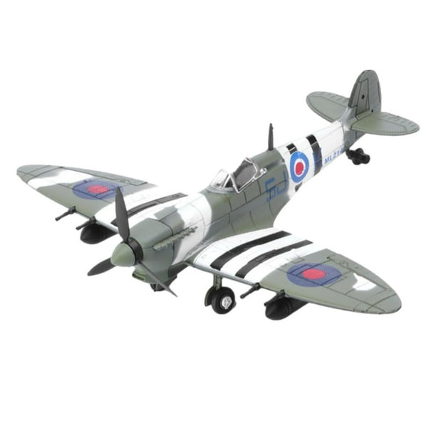 Modelo de avión a escala 1:48 Baoblaze juego de construcción de caza colección de juguetes de avión modelo de avión DIY juguete de ensamblaje Rompecabezas gris