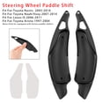 thumbnail image 2 of Steering Wheel Paddle Shifter Extension For Toyota Ractis Lexus Aluminium Black, 2 of 13