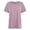 Light Purple, variant on Daznico Women's Breathable Crew Neck Tee, Short Sleeve Casual Solid Color Top for Everyday Wear,M
