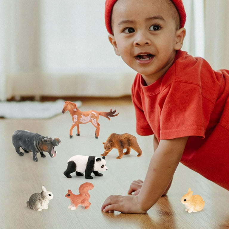 Safari Animal Figures 18PCS Africa Wild Zoo Animal Toys Figurines