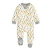 Burt's Bees Baby Newborn Baby Boy Organic Sleep 'N Play Footed Pajamas (NB-9M)