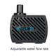 thumbnail image 2 of Bomba sumergible silenciosa de 5W para acuarios y fuentes decorativas - Flujo ajustable 350L/H, IP68, con ventosas, 2 of 7