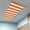 Orange, variant on Burnt Orange Striped Fluorescent Light Covers, Thanksgiving Orange White Stripes Magnetic Light Covers for Ceiling Lights, Fluorescent Ceiling Shade Filters for Classroom Bedroom Office 4x2Ft x 3PCS