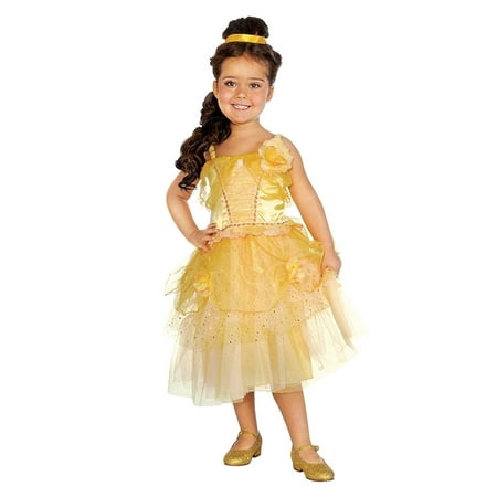 Rubies Golden Princess Deluxe Costume Dress, Child Small