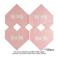 thumbnail image 3 of RKSTN Heart Napkins - 100 PCS - Bulk Heart Shaped Valentine's Day Disposable Napkins for Valentine's Day Decorations Party Supplies - Pink, 3 of 6
