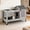 Gray (39.76"L x 21.33"W x 7.55"H), variant on Aivituvin Pet Playpen Rabbit Playpen Indoor Small Animal Rabbit Run Extension Guinea Pig Cage with Waterproof Floor Liner