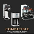 thumbnail image 3 of Tupkee Large Coffee Filters 12 Cup - 1000 Count 9.75" x 4.25" Tall Walled Premium Coffee Filter to Prevent Ground Overflow - Chlorine Free - Compatible with Bunn Commercial & Large Home Machines, 3 of 7