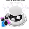 thumbnail image 4 of Smallest Invisible Earbuds Wireless Ear Buds Bluetooth in Ear Mini Discreet Small Tiny Earpiece Sleep Earbuds Hidden with Charging Case Headphones for Small Ears Work Sleeping Android, 4 of 7
