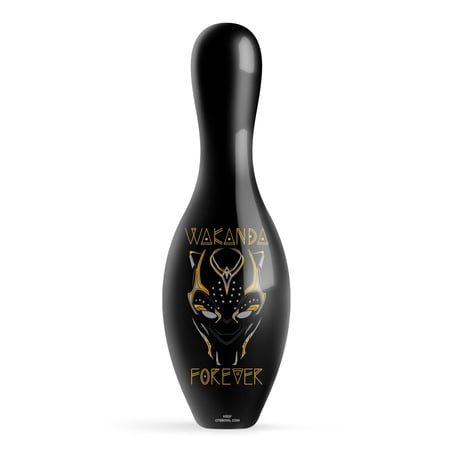 Marvel Avengers Black Panther Wakanda Forever Official Size and Weight Bowling Pin
