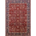 thumbnail image 1 of Ahgly Company Indoor Rectangle Mid-Century Modern Cranberry Red Oriental Area Rugs, 8' x 12', 1 of 6