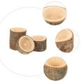 thumbnail image 2 of Arborister Wooden Tea Light Candle Holder Set for Wedding Table Centerpieces, 2 of 10