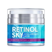 Retinol Sky Anti-Aging Antioxidant Face Night Cream W/ HA & Green Tea, 1.7 oz Day or Night