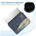 thumbnail image 2 of FORMRS 15"-15.6" Laptop Sleeve Protective Case Soft Carrying Quilted Computer Bag Cover, Blue Earth, 2 of 7