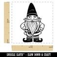 thumbnail image 2 of Garden Gnome Self-Inking Rubber Stamp Ink Stamper - Red Ink - Small 1 Inch, 2 of 7