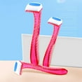thumbnail image 3 of CHAMAIR 3pcs Portable Disposable Woman Bikini Hair Remover Razor Shaver Trimmer, 3 of 10