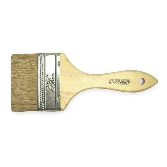 2-1/2" Chip Soft, China Hair Bristle, Paint Brush, Unfinished Wood Handle, 24 PK