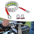 thumbnail image 2 of Tow Rope, 10 Ton Capacity, High Strength with Safety Hooks for Vehicle Recovery, 2 of 11