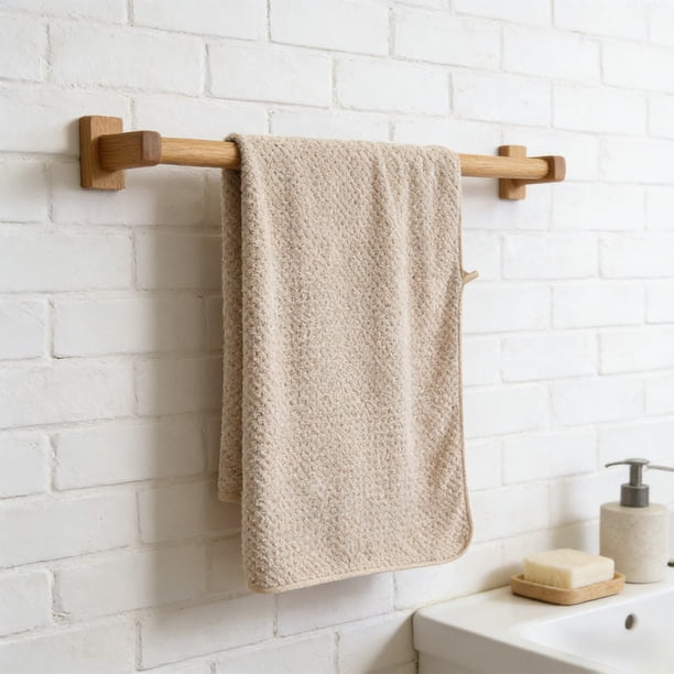 Toalla extragrande para baño, fabricada con fibras puras, más grande y ligera, de secado rápido, supersuave y absorbente.