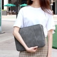 thumbnail image 2 of Langgg Laptop Bag Large Protection Notebook Computer Sleeve Handbags Briefcase Bags Women Men Office Business Working Dark Grey 13.3 Inch, 2 of 9