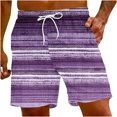 thumbnail image 2 of Puntoco Pantalones Cortos Con Estampado Hawaiano Para Hombre, Pantalones Cortos Con Bolsillo Y Cordón, Color S, Pantalones Cortos Hombre, 2 of 6