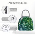 thumbnail image 4 of Disketp Green Disco Lights Bolsa Térmica para Almuerzo, Lonchera con Abertura Amplia y Gran Capacidad, Organizador Reutilizable para Mujeres, Hombres y Adultos, 4 of 6