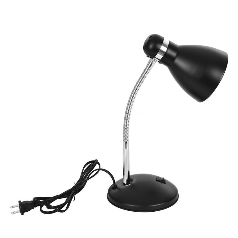 Metal Desk Lamp, Adjustable Goose Neck Table Lamp, Eye-Caring