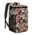 thumbnail image 1 of Garden Floral Print Backpack Cooler - 20L High Capacity, Multiple Pockets for Organization, Perfect for Picnics, 1 of 6