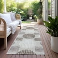 thumbnail image 6 of Addison Rugs Chantille Indoor/Outdoor Transitional Geometric Beige Washable Runner Rug, 2'3" x 7'6", 6 of 6