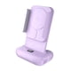 thumbnail image 2 of Mango para cámara de teléfono,Adaptador de trípode con empuñadura para cámara de teléfono inteligente,Soporte auxiliar para fotografía de teléfono móvil antideslizante de Púrpura, 2 of 8