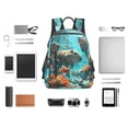 thumbnail image 6 of Daiia Underwater Swimming Guinea Pig School Backpack for Men and Women Lightweight Backpack Durable Backpack Water-Resistant,Travel,Work Bag, 6 of 9