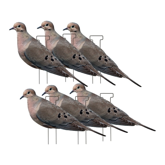 GHG Pro Grade Silhouette Dove Decoys 6PK