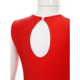 thumbnail image 6 of Alvivi Kids Girls Shiny Diamond Sleeveless Gymnastics Ballet Dance Leotard Skating Athletic Bodysuit Red 12, 6 of 7