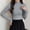 (A1)Gray, variant on Otvok Mock Neck Ribbed Slim Fit Sweater for Women, Long Sleeve Solid Pullover, Stretchy Basic Layering Top for Fall Winter