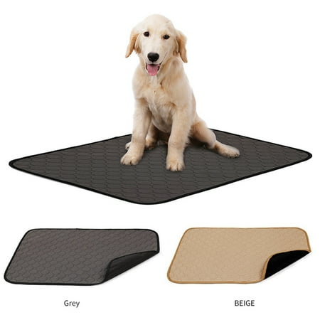 Patio Potty For Dogs Washable Pee Pads for Dogs - Waterproof Dog Mat Non-Slip Puppy Potty Training Pads, Reusable Whelping Pads for Dog,Rabbit, Cats ()