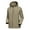 Khaki, variant on XMMSWDLA Mens Plus Top Zipper Casual Windproof Waterproof Loose Outwear Jacket Coat