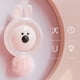thumbnail image 3 of Lámpara de noche con forma de oso, recargable y con inducción infrarroja, que funciona con pilas. rosado, 3 of 9