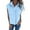 Light Blue, variant on hotojiny Womens Sleeveless Button down Shirt Summer Cotton Linen Collar Tops Lightweight Solid Blouses with Pockets