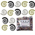 thumbnail image 2 of Confetti Curly Q Black, Gold - Half Pound (8 oz) - CCL9541, 2 of 8