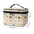 thumbnail image 6 of HELLHERO Rooster Portable Make Up Toiletry Organizer for Girls Wide Open Portable Pouch Portable Traveling Large Cosmetic Travel Bag Large Capacity Ideal For Daily Use, 6 of 6
