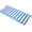 Blue&white Stripes, variant on Outdoor Bench Cushion 42 x 18 x 3 Inch with Ties, Thick Waterproof Porch Swing Cushions for Patio Furniture Chair Pad, Seat Sofa Garden Replacement Cushion Sponge Filling