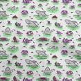 thumbnail image 1 of oneOone Silk Tabby Sea Green Fabric Beach Hawai Sewing Craft Projects Fabric Prints By Yard 42 Inch Wide, 1 of 4