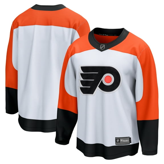 Men's Fanatics White Philadelphia Flyers Away Breakaway Jersey