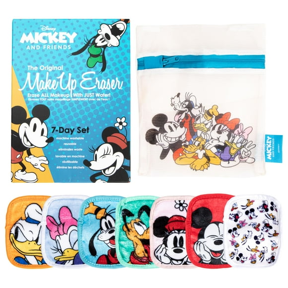 Borrador de maquillaje The Original Set de 7 días Mickey & Friends, 7 unidades