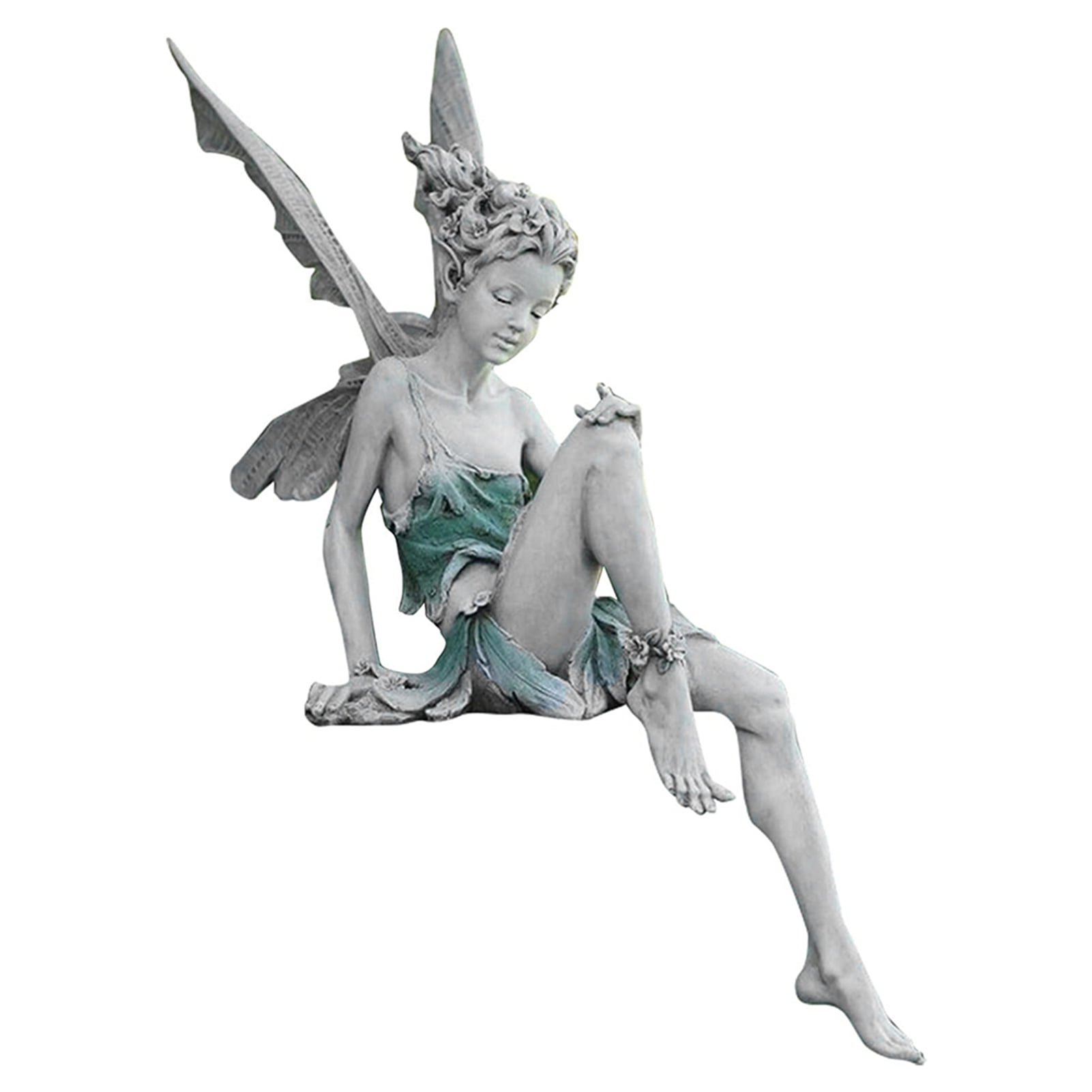 Yard, Garden & Outdoor Living Statues & Lawn Ornaments Resin Sitting Fairy Statue Garden