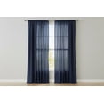 thumbnail image 4 of Solid Poplin Window Curtain or Photography Backdrop 58" Wide - Navy Blue, 4 of 5