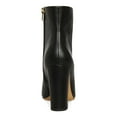 thumbnail image 2 of MADDEN GIRL Womens Black Comfort Knox Square Toe Block Heel Zip-Up Dress Booties 6.5 M, 2 of 4