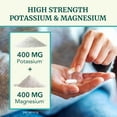 thumbnail image 2 of High Strength Potassium Plus Magnesium Capsules for Heart Health and Electrolyte Balance, 90 Ct, 2 of 9