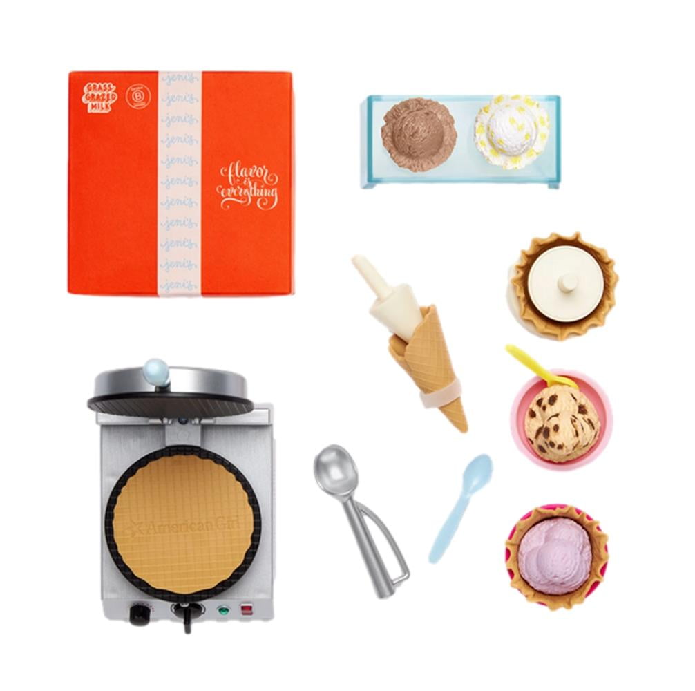American Girl Jeni's Splendid Waffle Cone Set for 18" Dolls (Doll not Included)