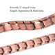 thumbnail image 3 of Pack Pulseras de Cobre Desintoxicante Linfático para Hombres, Alivio del Dolor Artrítico, Drenaje Linfático Terapéutico, Pulsera de Terapia Magnética de Cobre Sólido con Imanes Fuertes y Herramienta d, 3 of 5